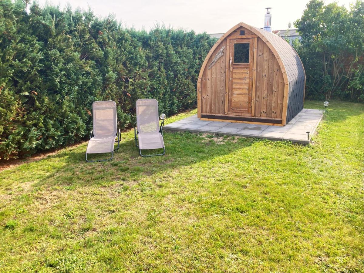 Lehmhaeuschen Mit Sauna Tangermünde المظهر الخارجي الصورة